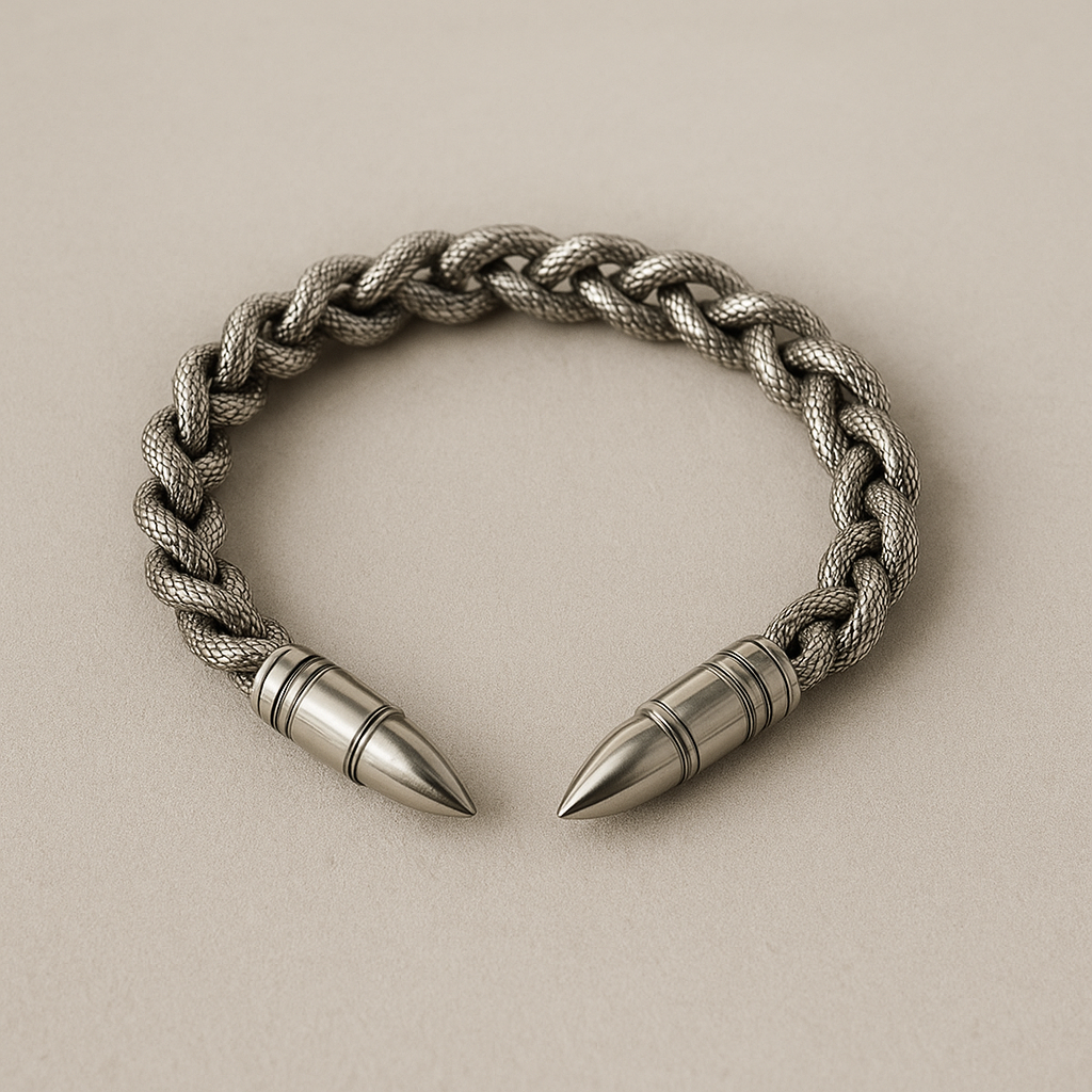 Dockha® 9mm dekoratif mermi sokak tesbihi 16cm